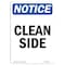 Signmission OSHA Notice, 7" Height, Clean Side Sign, 7" X 5", Portrait OS-NS-D-57-V-10624 - alternate 1